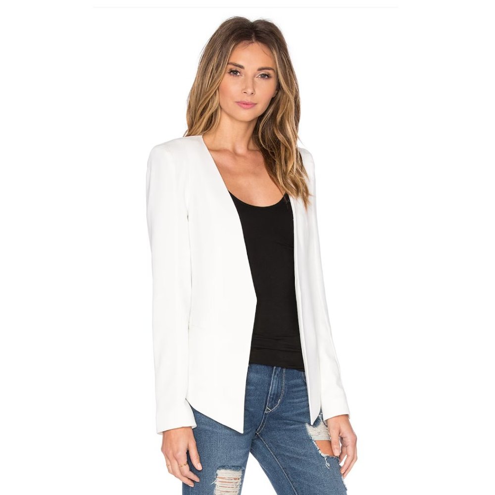 NWT | James Jeans | V-Blazer | White | Size M